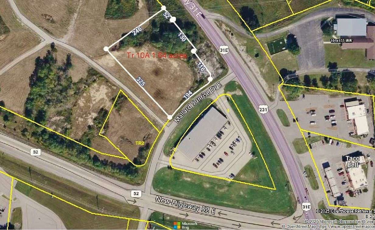 1.64 Acres of Commercial Land for Sale in Westmoreland, Tennessee