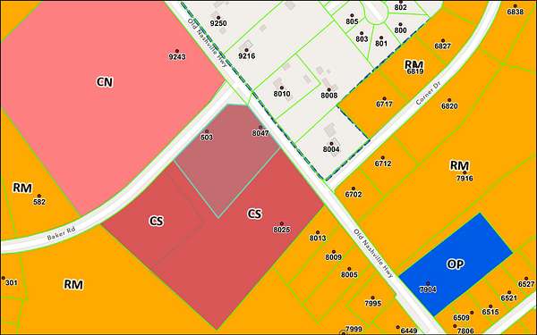 2.52 Acres of Commercial Land for Sale in Murfreesboro, Tennessee