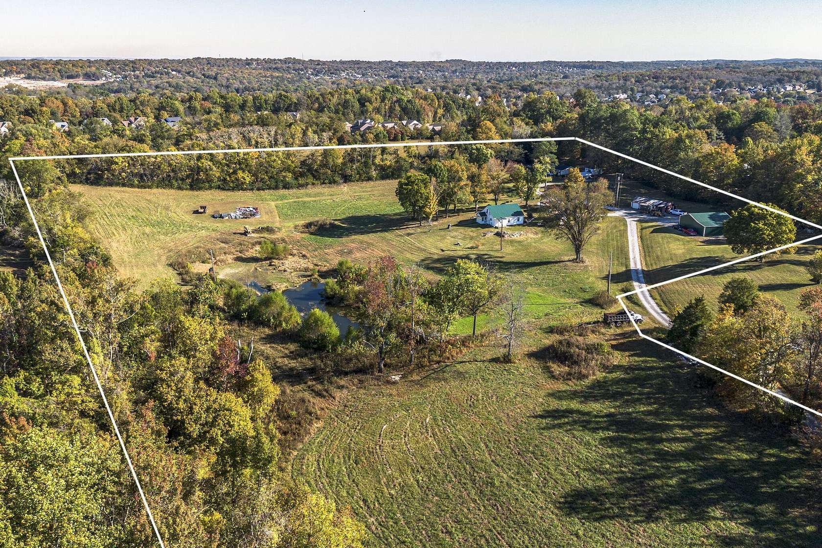 12.5 Acres of Recreational Land & Farm for Sale in Hermitage, Tennessee