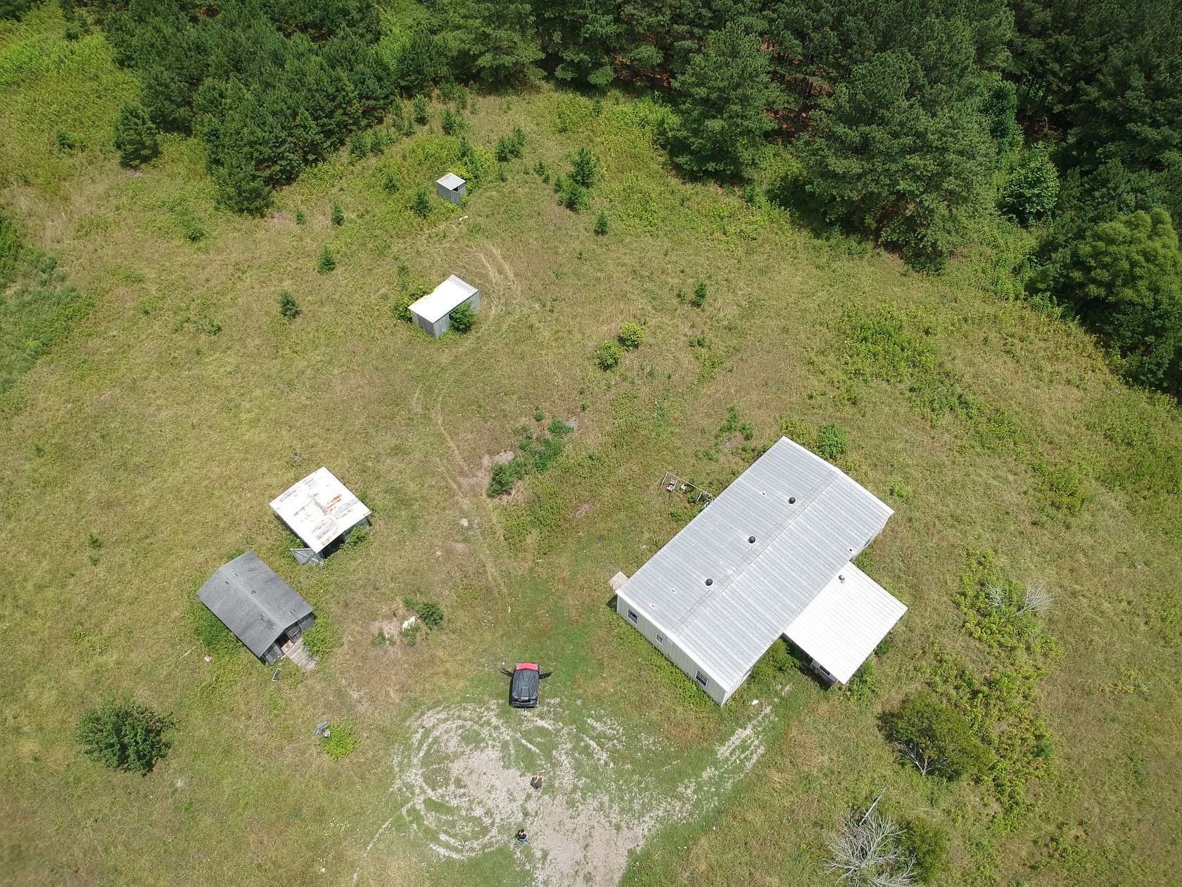 72 Acres of Recreational Land with Home for Sale in Whitwell, Tennessee