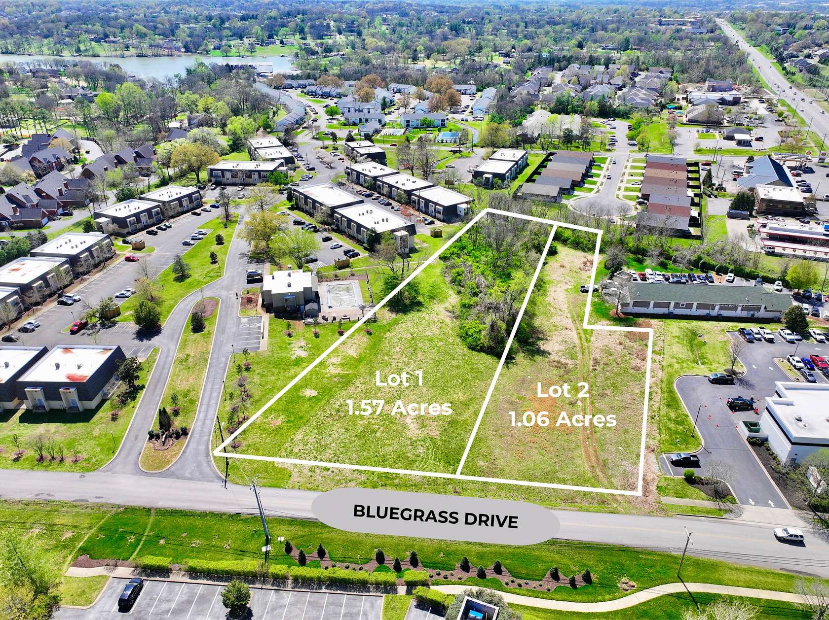 2.63 Acres of Commercial Land for Sale in Hendersonville, Tennessee