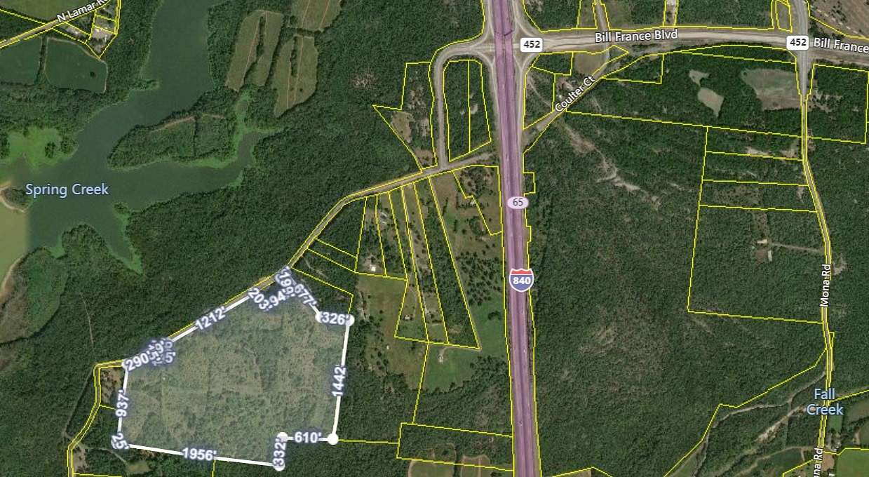 95 Acres of Land for Sale in Murfreesboro, Tennessee