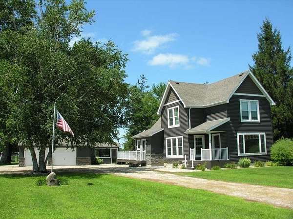 5.49 Acres of Land with Home for Sale in Osage, Iowa