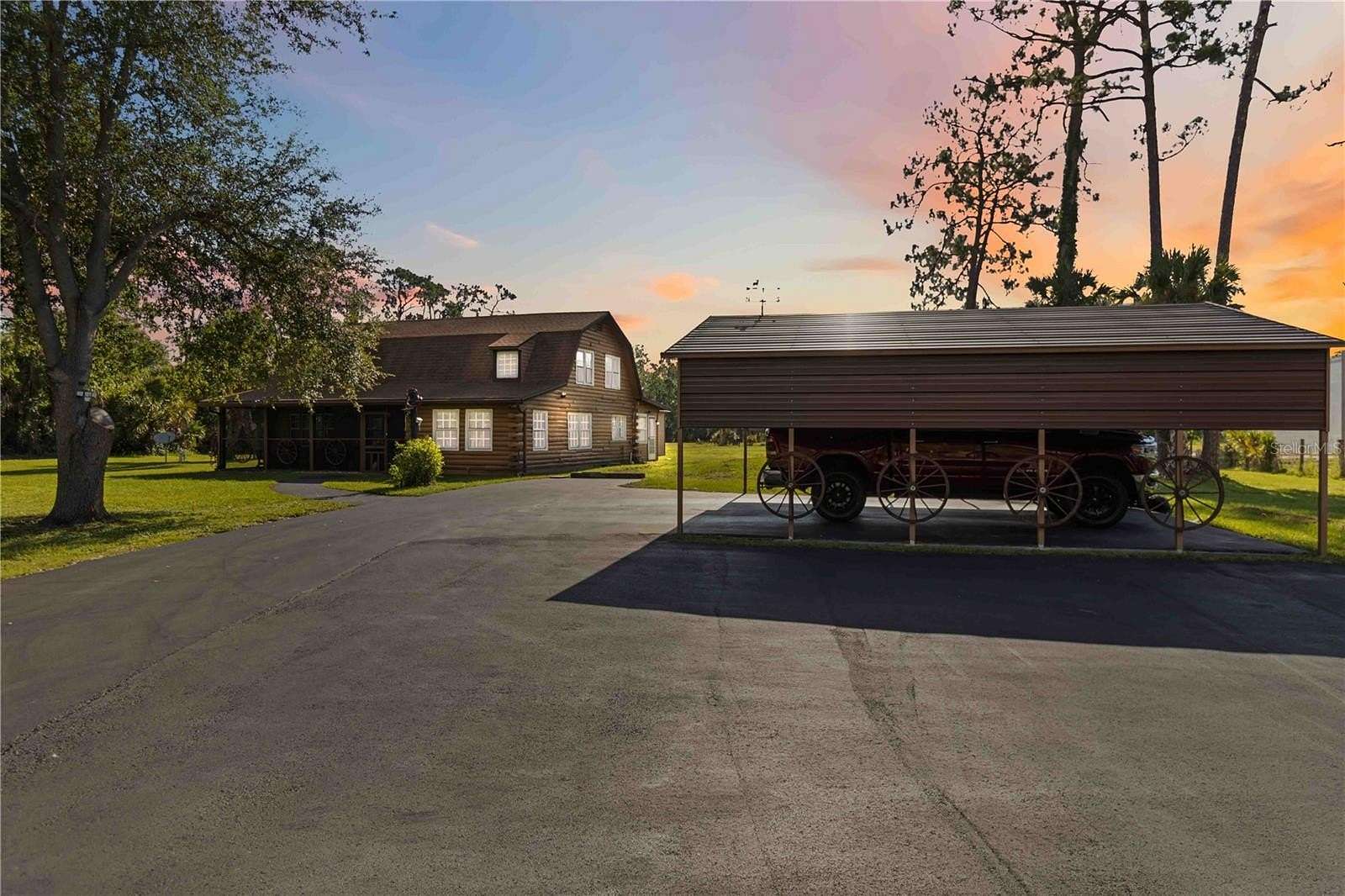 3 Acres of Residential Land with Home for Sale in North Port, Florida