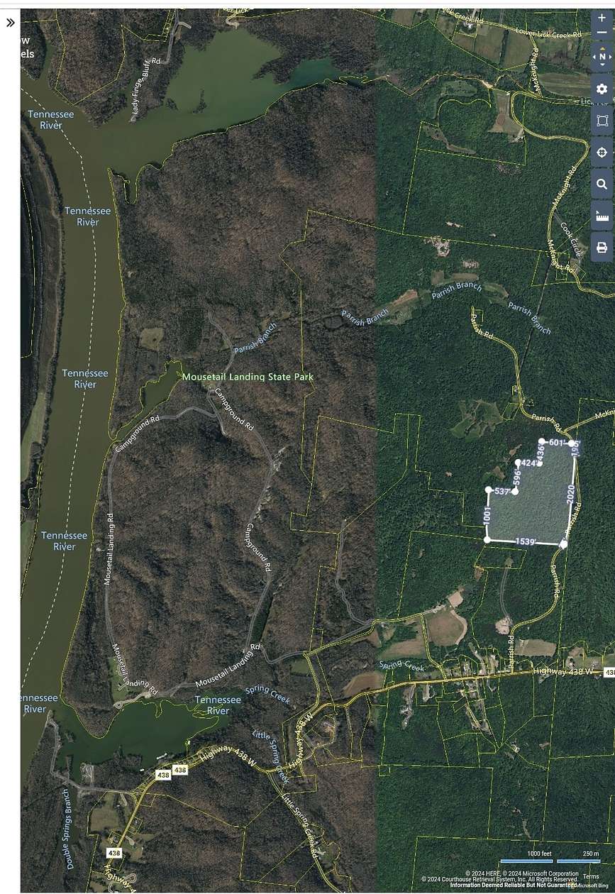 62.9 Acres of Recreational Land for Sale in Linden, Tennessee