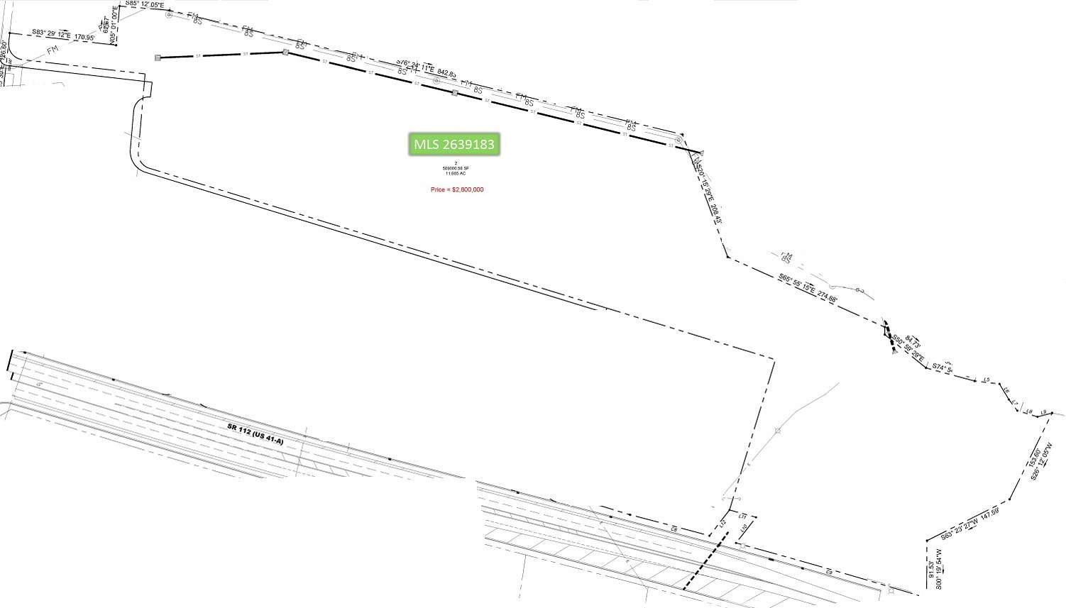 11.7 Acres of Commercial Land for Sale in Clarksville, Tennessee