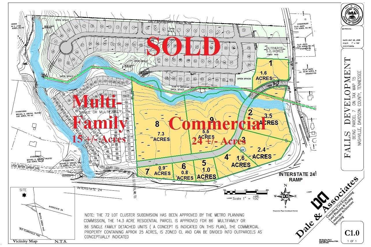 14.3 Acres of Land for Sale in Joelton, Tennessee