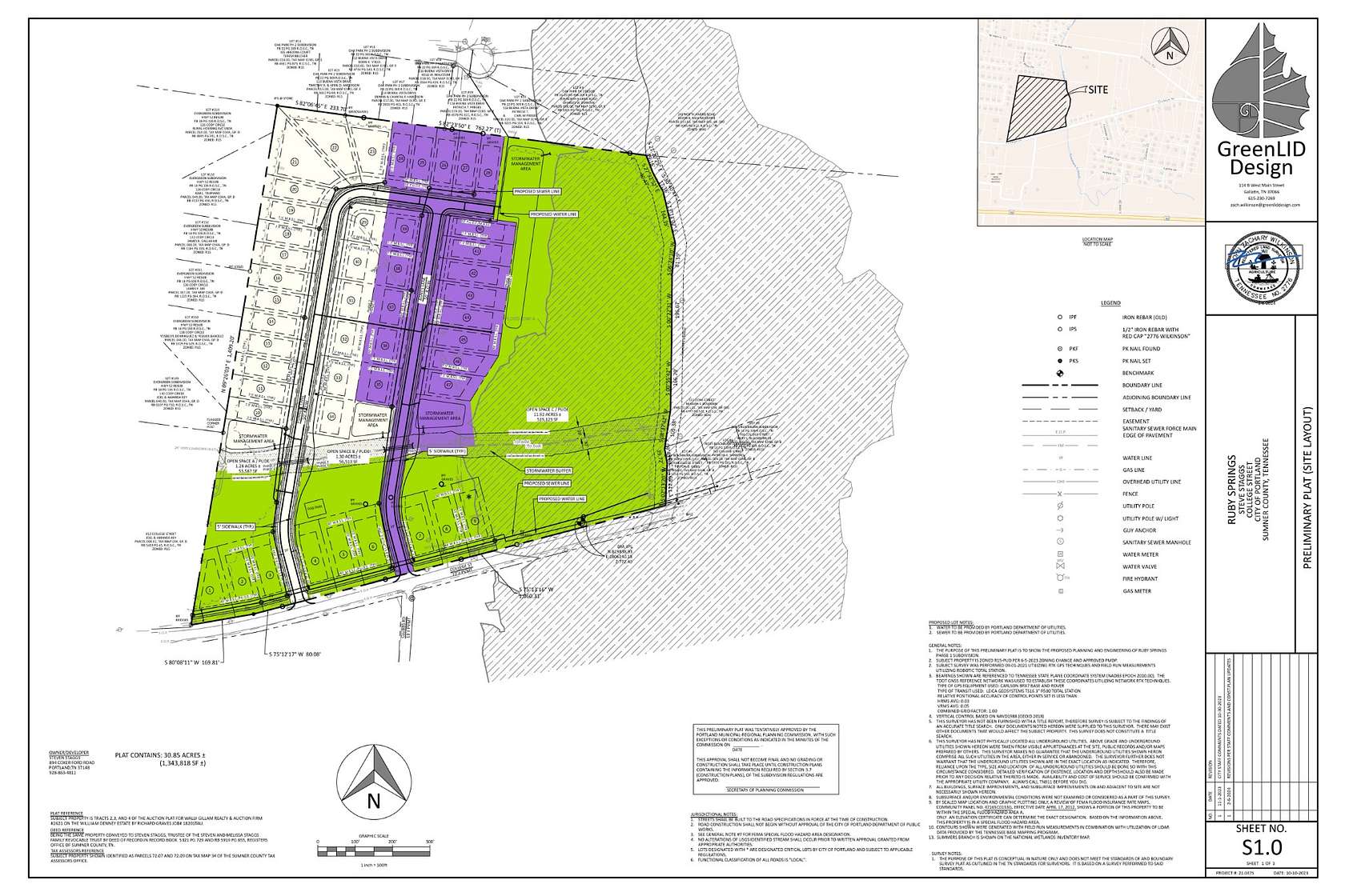 30.9 Acres of Land for Sale in Portland, Tennessee