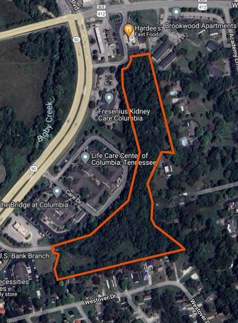 9.52 Acres of Land for Sale in Columbia, Tennessee