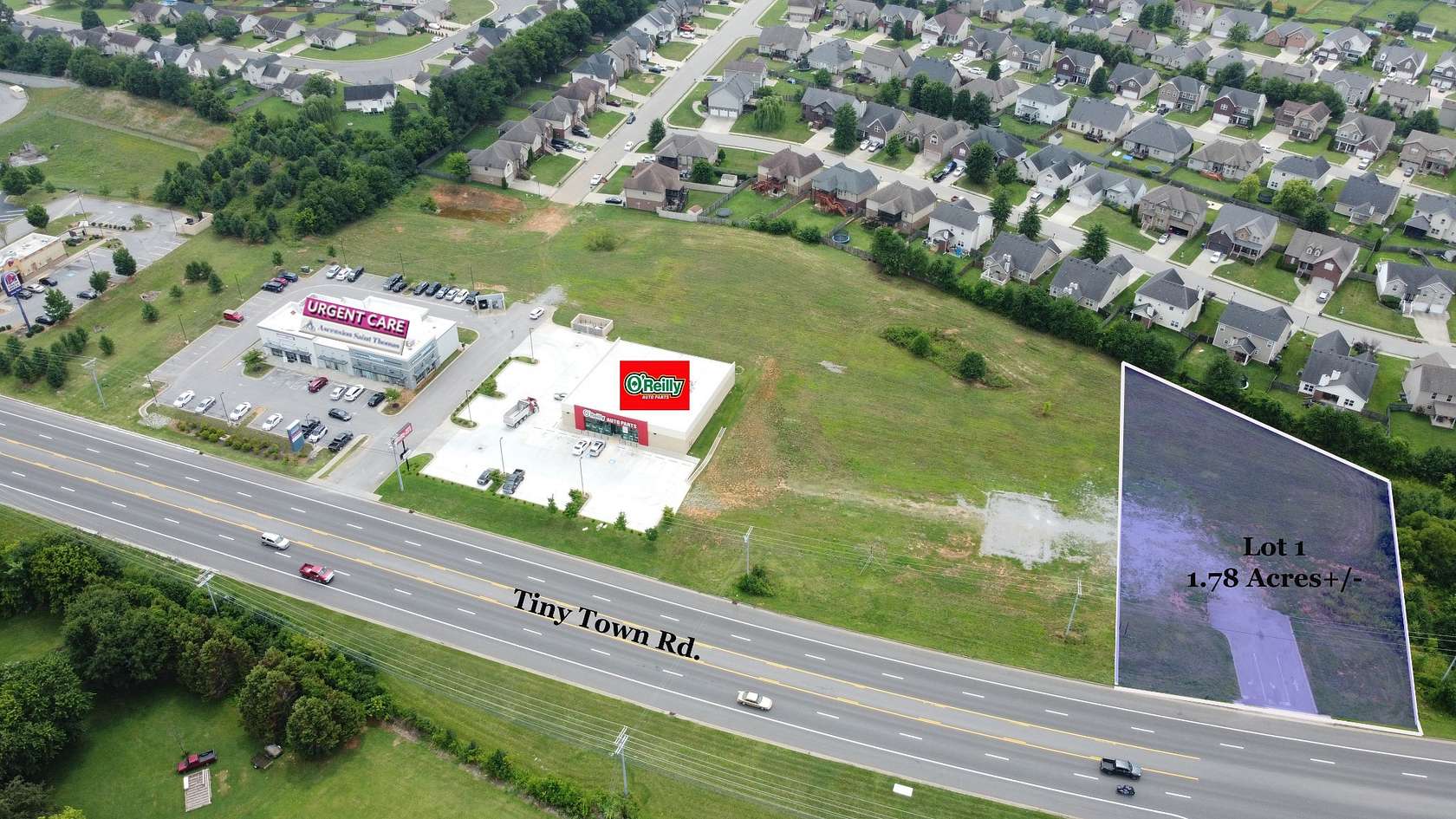 1.76 Acres of Commercial Land for Sale in Clarksville, Tennessee