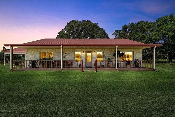 67.4 Acres of Agricultural Land with Home for Sale in Mexia, Texas