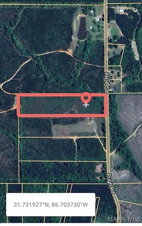 10 Acres of Land for Sale in Georgiana, Alabama
