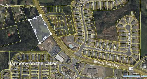 2 Acres of Improved Commercial Land for Sale in Canton, Georgia