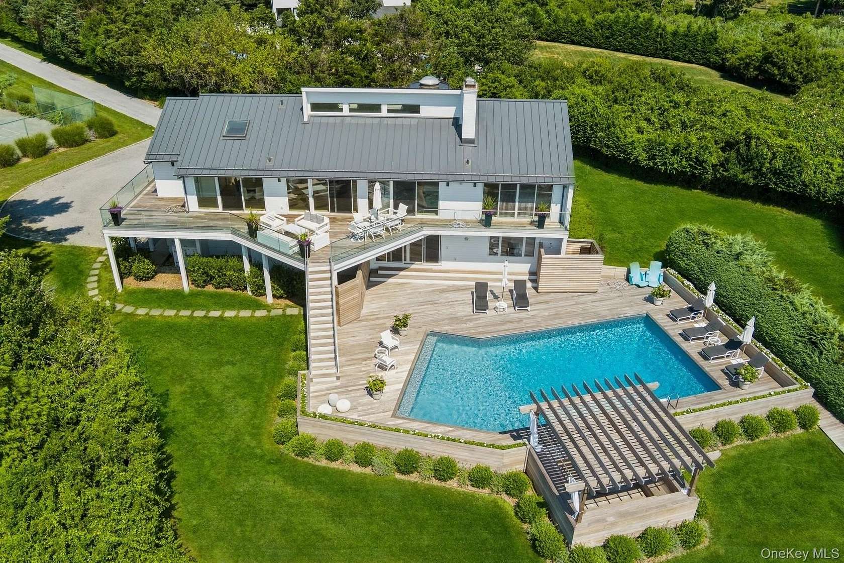 2.35 Acres of Residential Land with Home for Lease in Westhampton, New York