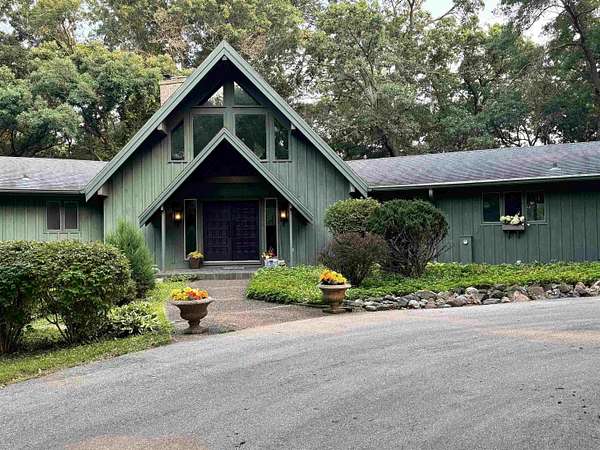 33.2 Acres of Land with Home for Sale in Janesville, Wisconsin