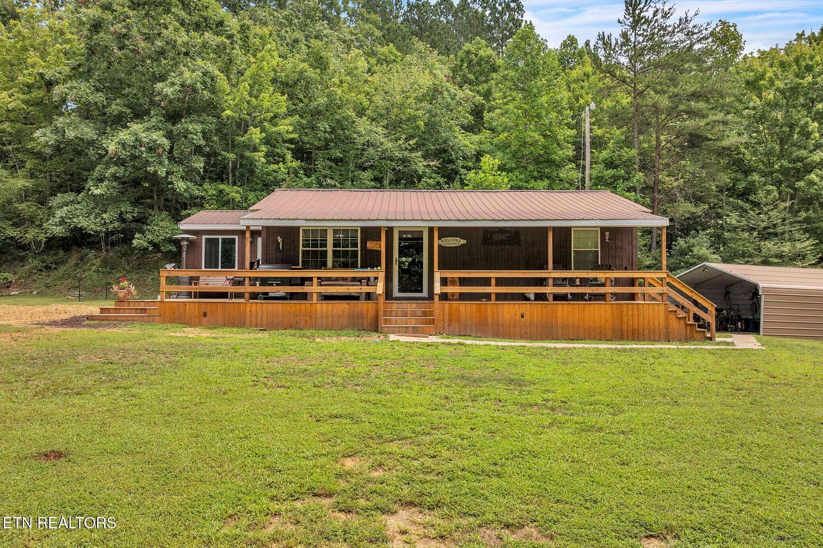 4 Acres of Residential Land with Home for Sale in Robbins, Tennessee