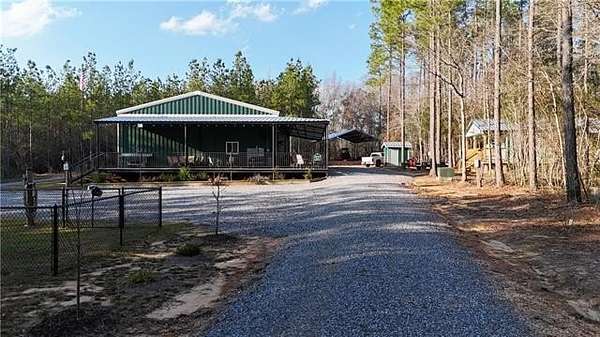 33.5 Acres of Recreational Land with Home for Sale in Perkinston, Mississippi