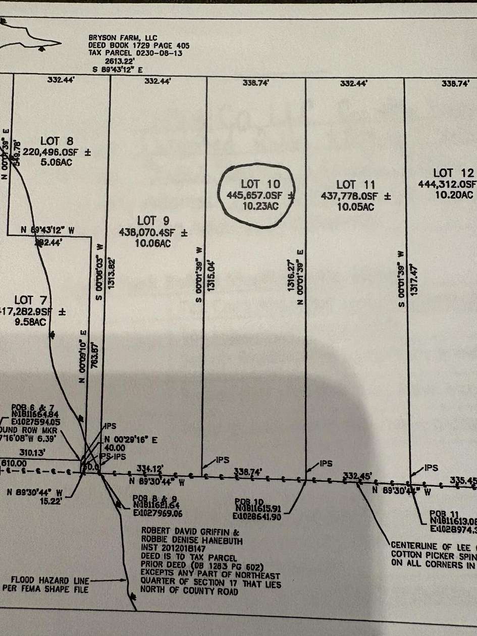 10.2 Acres of Land for Sale in Guntown, Mississippi