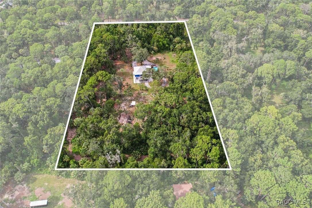 4.7 Acres of Land with Home for Sale in Crystal River, Florida