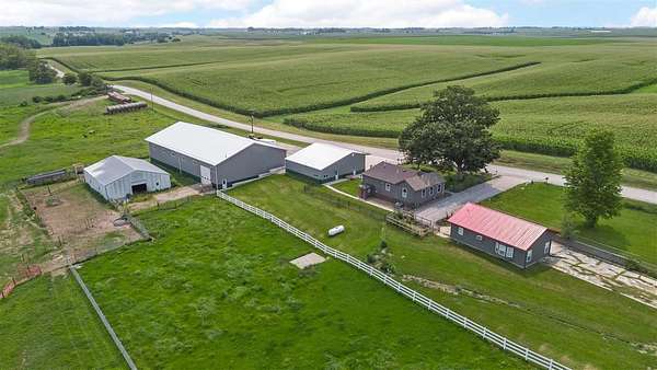 25 Acres of Agricultural Land with Home for Sale in Iowa City, Iowa