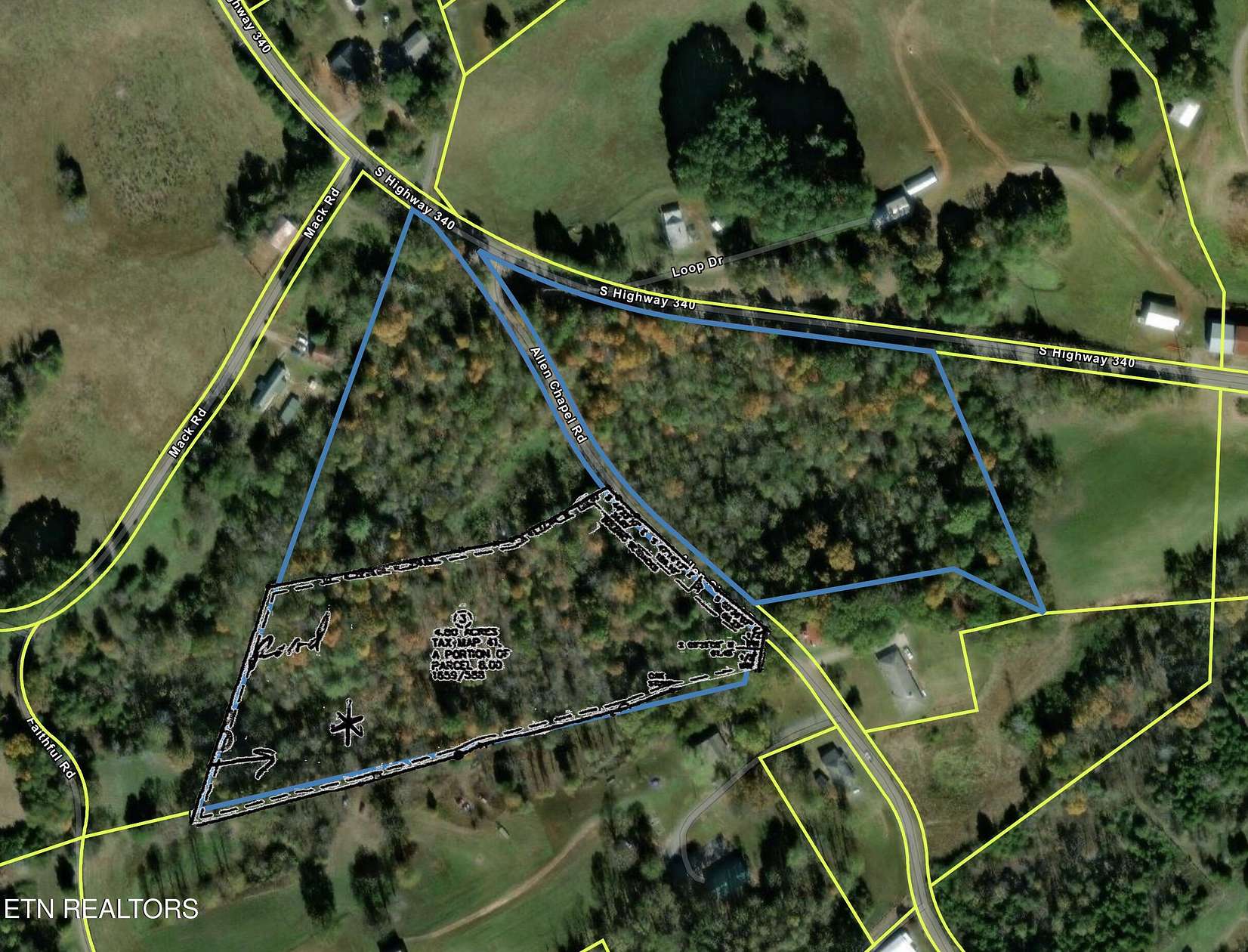 4.8 Acres of Residential Land for Sale in Parrottsville, Tennessee