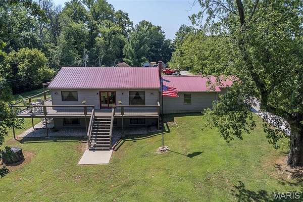 6.74 Acres of Residential Land with Home for Sale in St. Jacob, Illinois