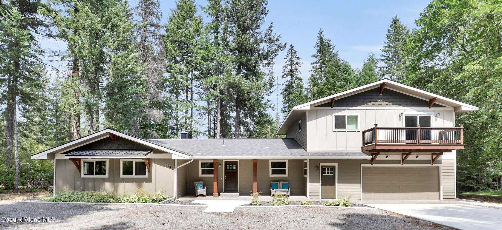 4 Acres of Residential Land with Home for Sale in Athol, Idaho