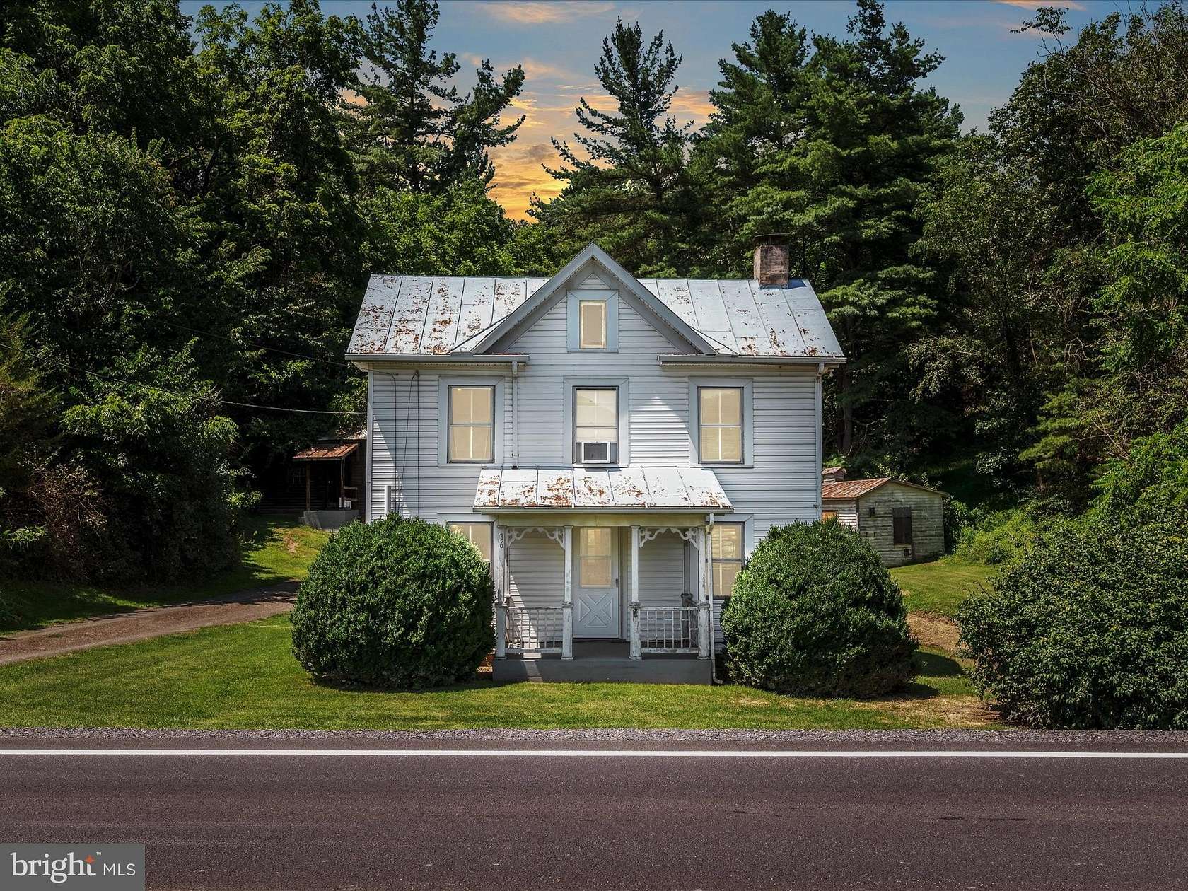 32 Acres of Agricultural Land with Home for Sale in Baker, West Virginia