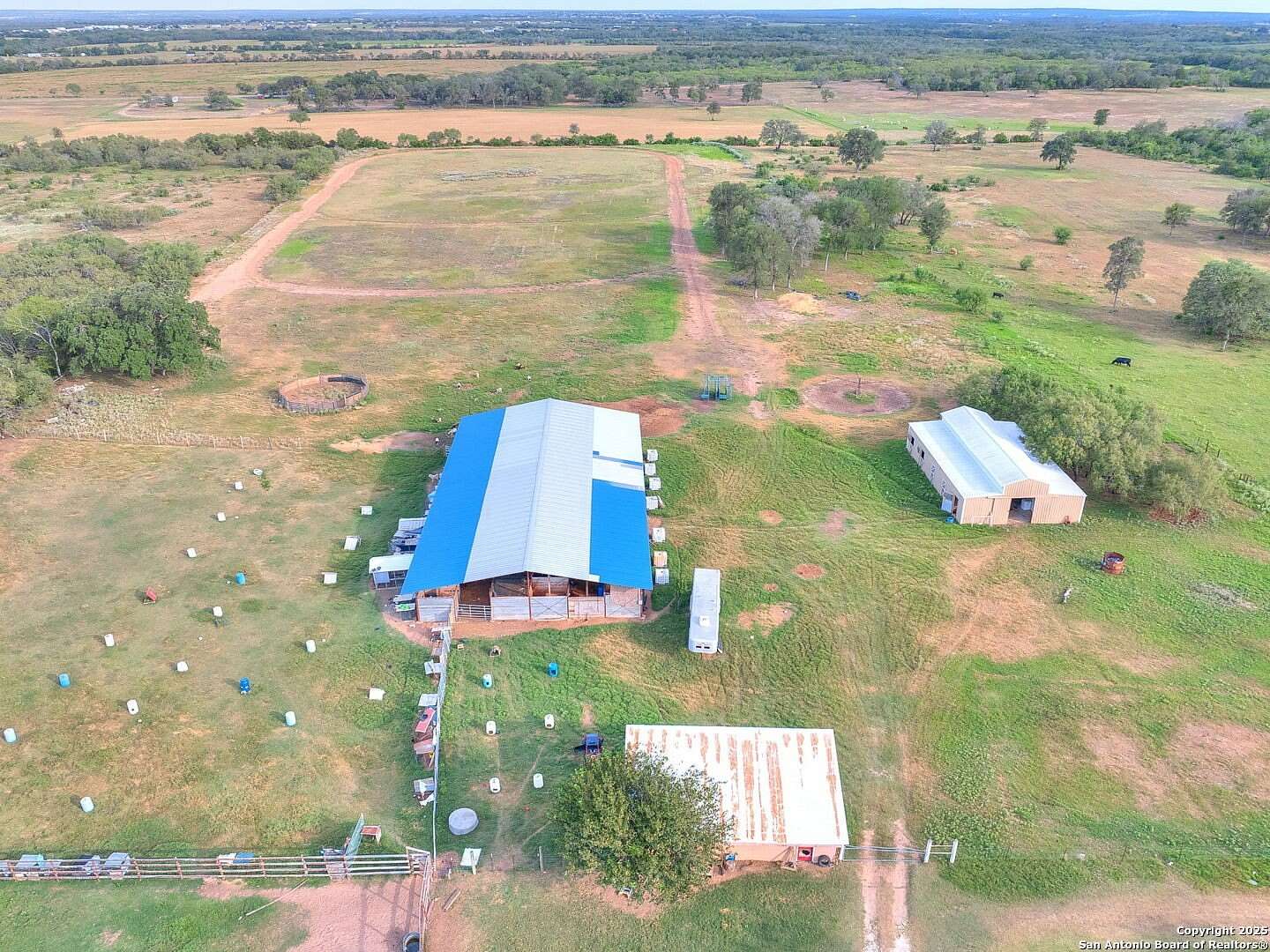 20 Acres of Agricultural Land with Home for Sale in Marion, Texas