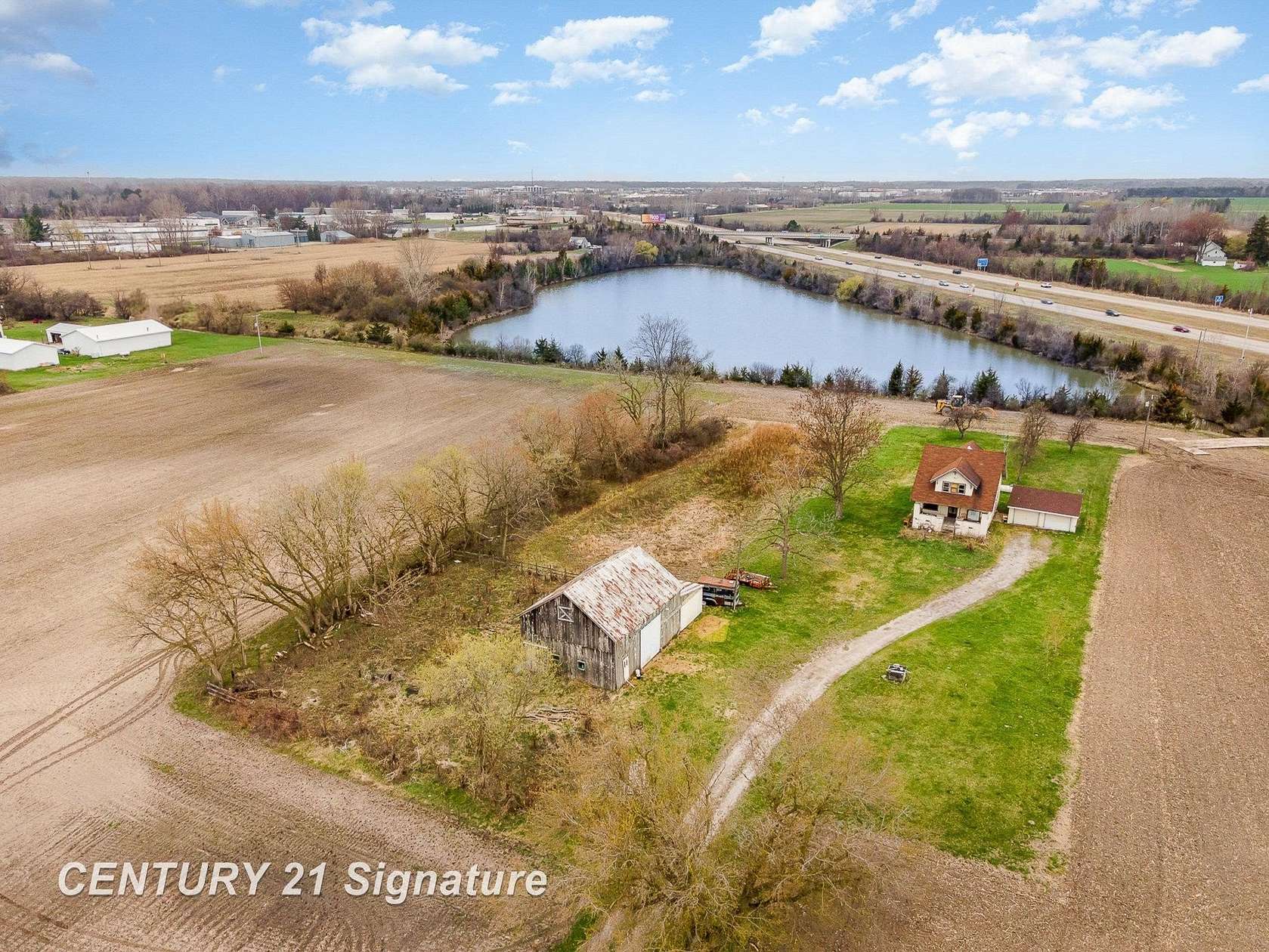 17.6 Acres of Land with Home for Sale in Saginaw, Michigan