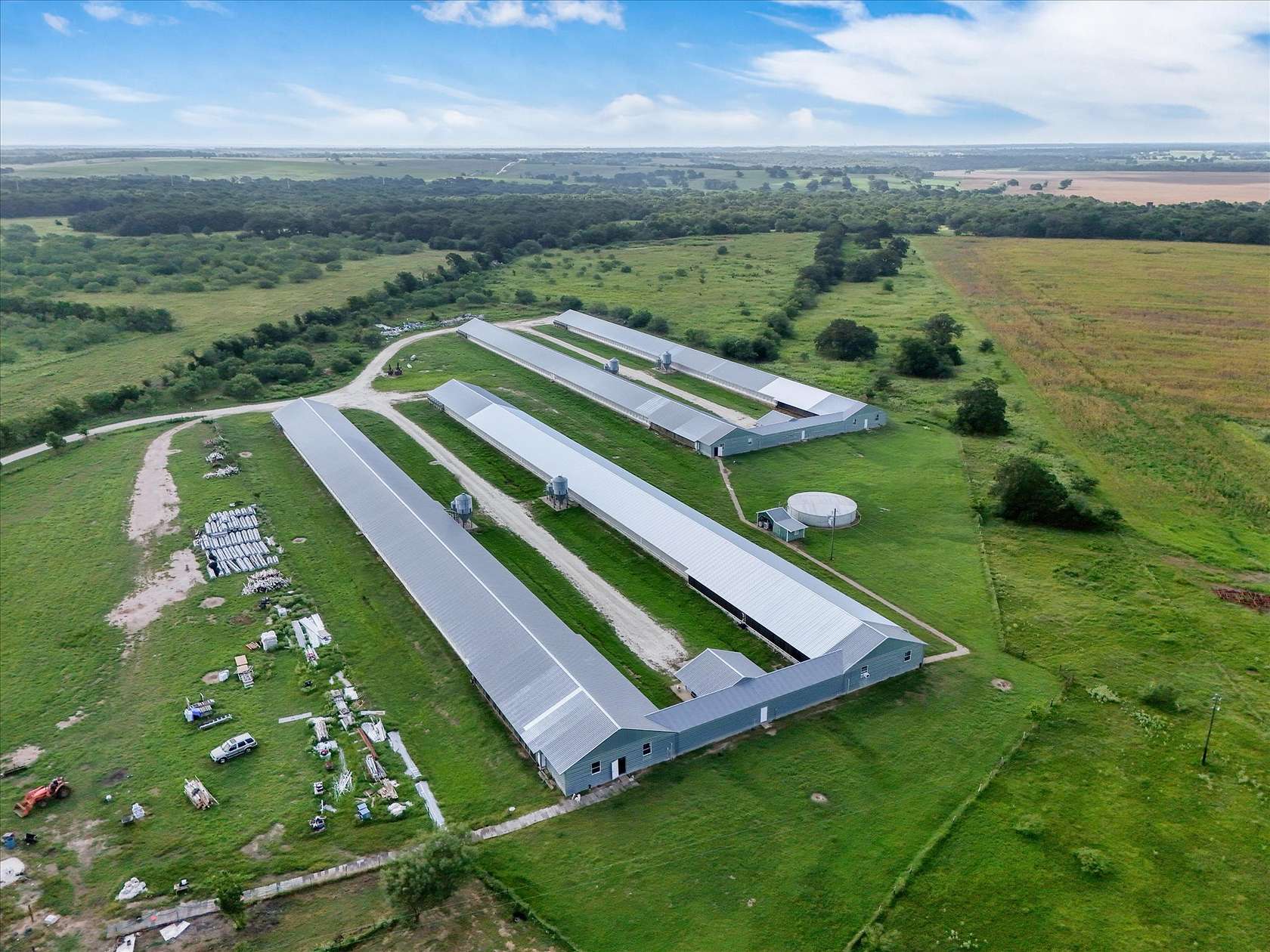 40 Acres of Agricultural Land with Home for Sale in Riesel, Texas