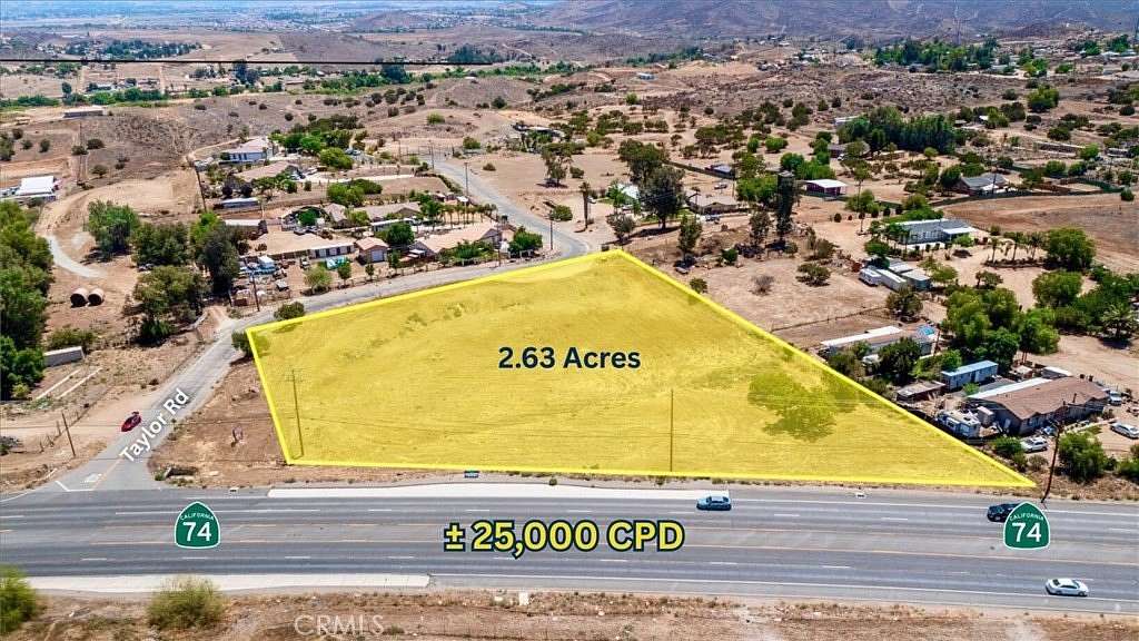 2.63 Acres of Commercial Land for Sale in Perris, California