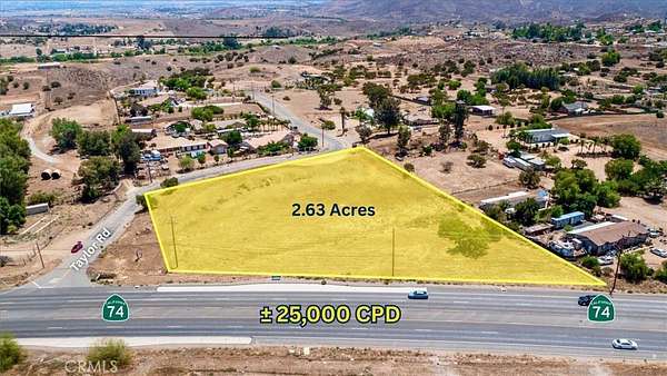 2.63 Acres of Land for Sale in Perris, California