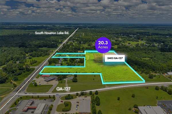 20.3 Acres of Improved Commercial Land for Sale in Perry, Georgia