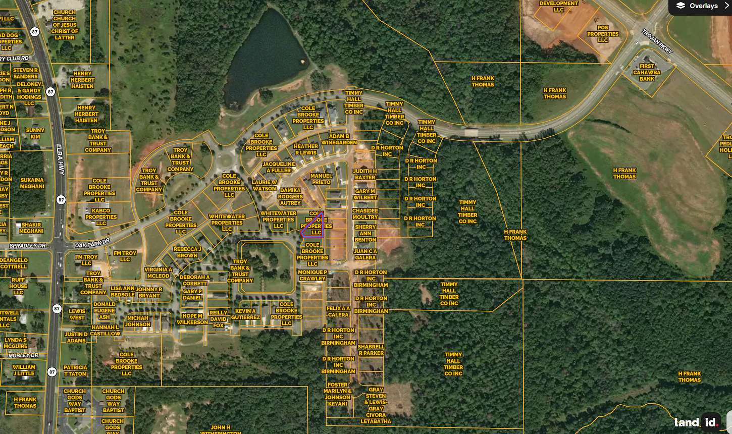 0.13 Acres of Residential Land for Sale in Troy, Alabama