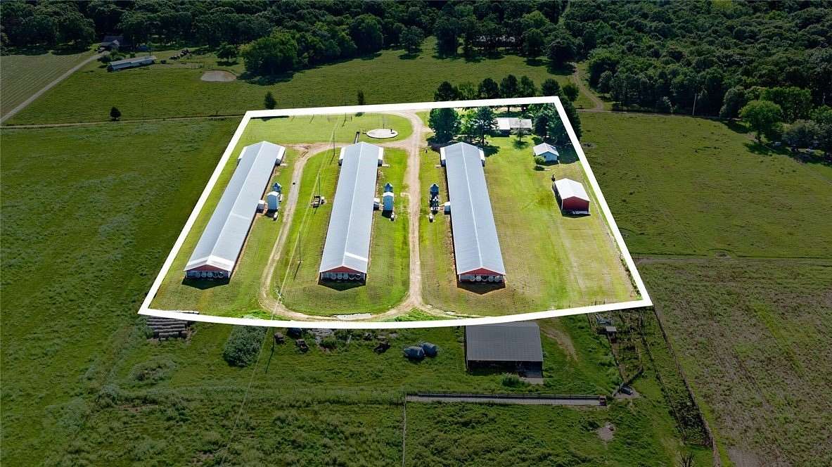 7.5 Acres of Land with Home for Sale in Colcord, Oklahoma