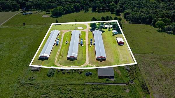 7.5 Acres of Land with Home for Sale in Colcord, Oklahoma