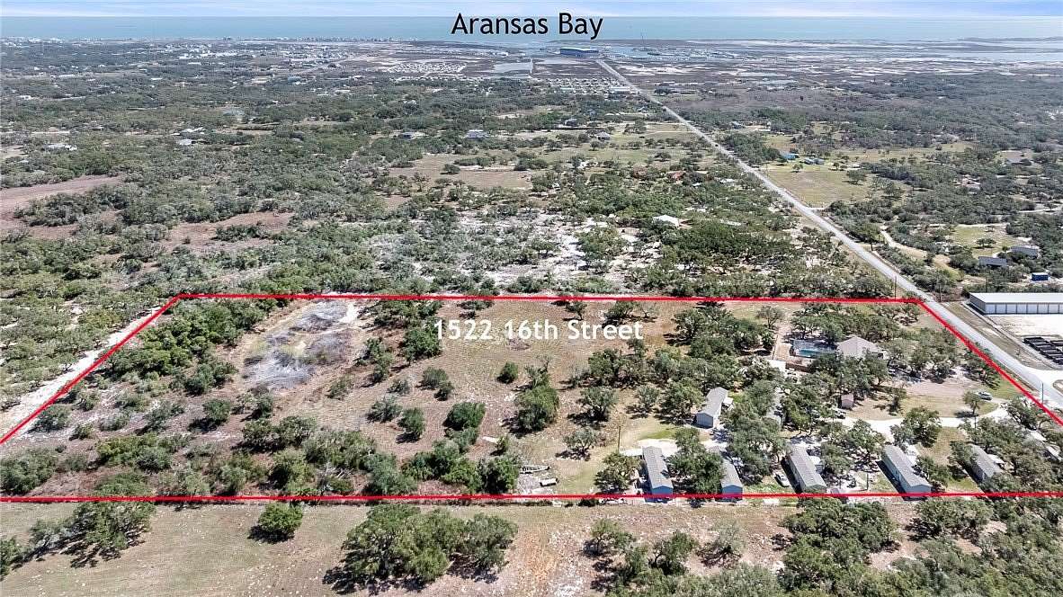 10 Acres of Residential Land with Home for Sale in Rockport, Texas