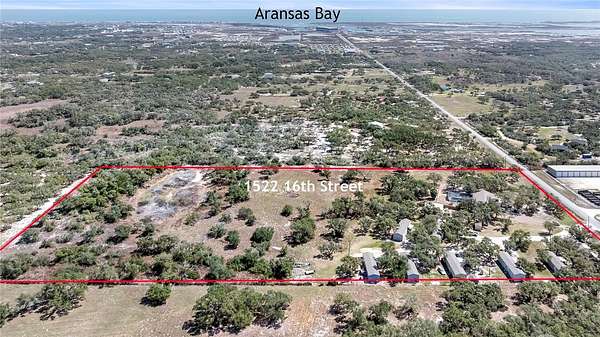 10 Acres of Residential Land with Home for Sale in Rockport, Texas
