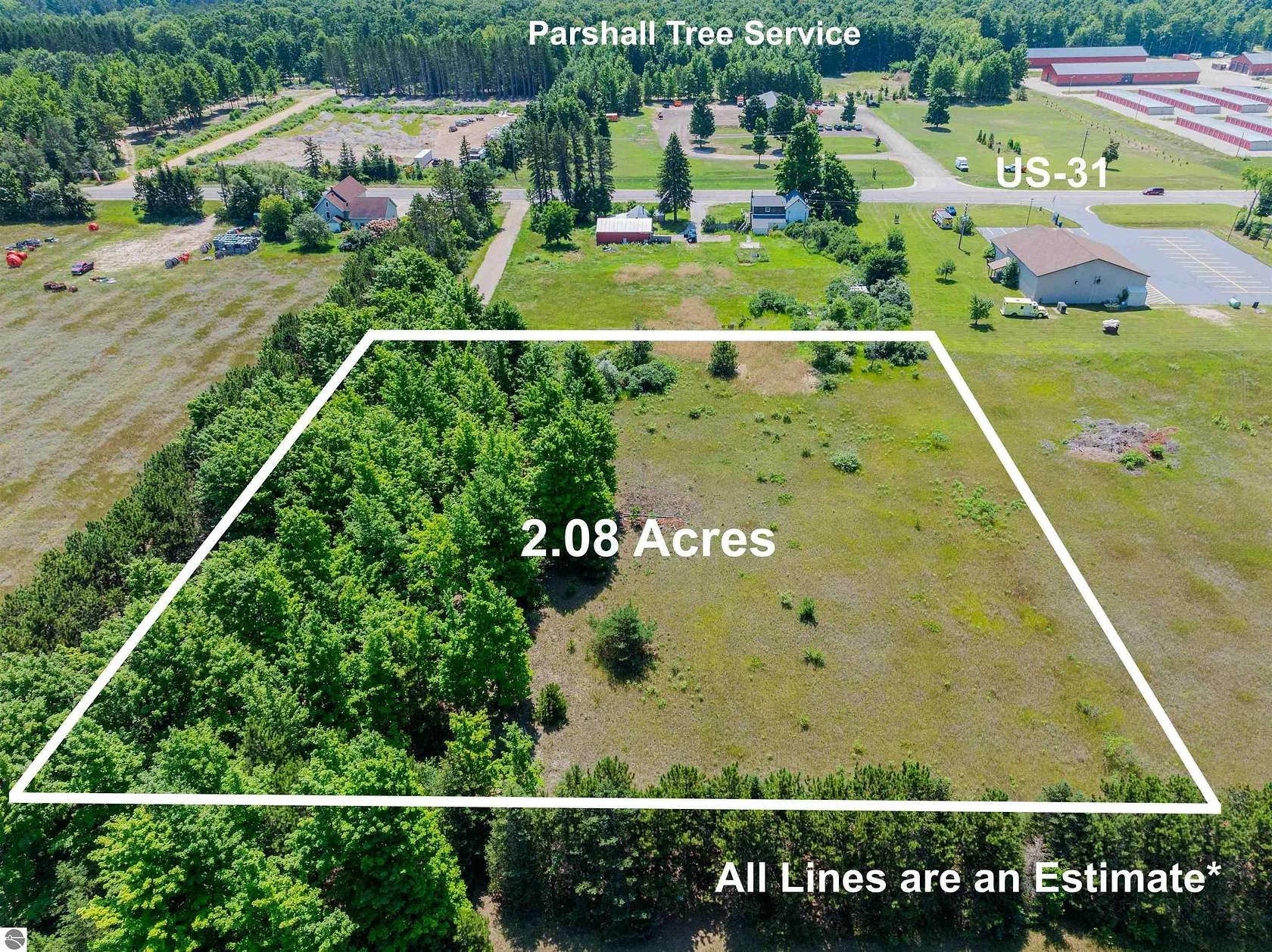 2 Acres of Commercial Land for Sale in Interlochen, Michigan