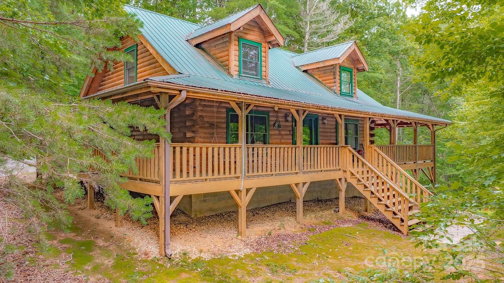 36.2 Acres of Recreational Land with Home for Sale in Marion, North Carolina