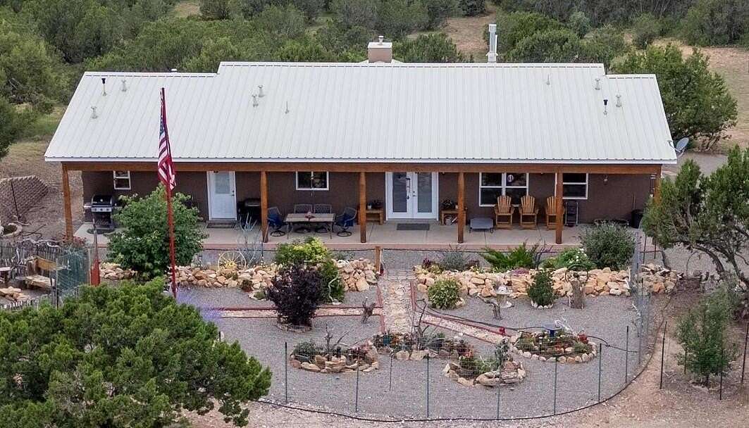 21.8 Acres of Land with Home for Sale in Corona, New Mexico