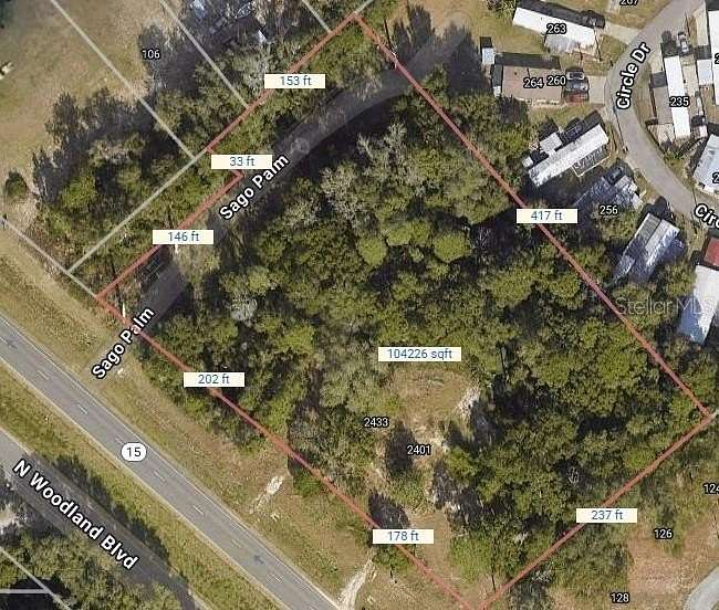 2.39 Acres of Commercial Land for Sale in DeLand, Florida