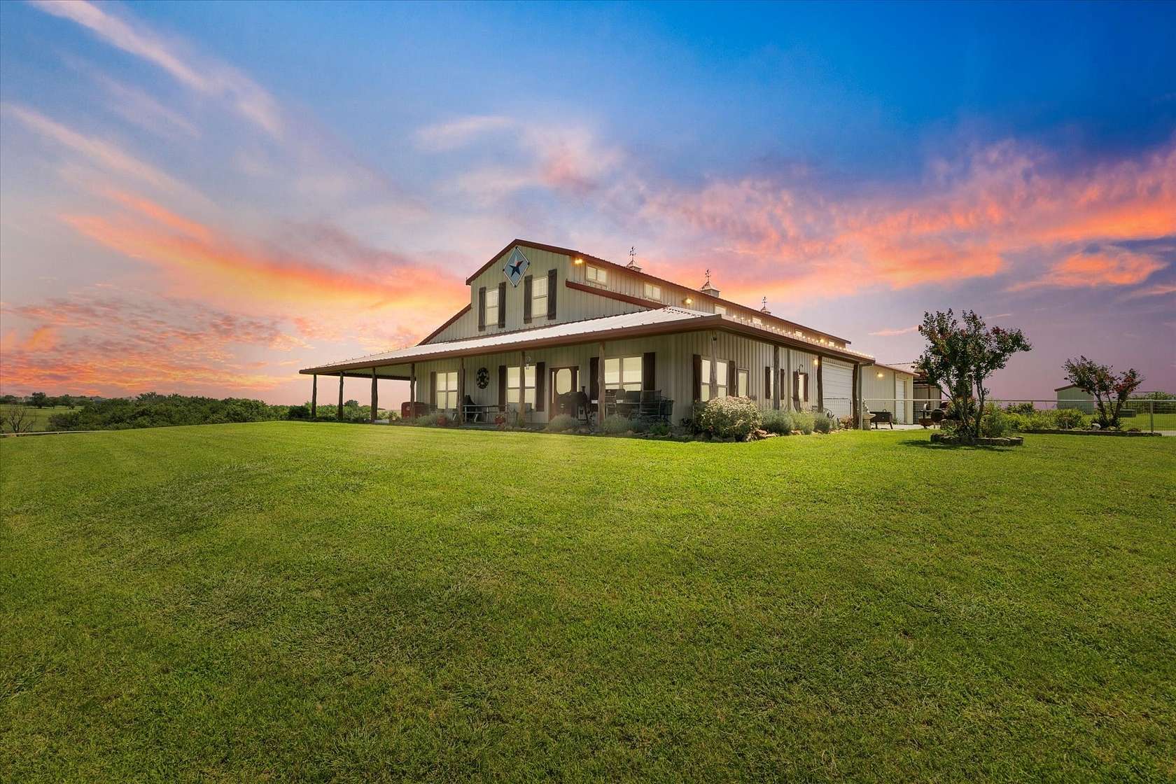 85 Acres of Agricultural Land with Home for Sale in Springtown, Texas