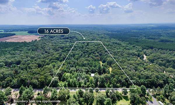16 Acres of Recreational Land with Home for Sale in Adams, Wisconsin