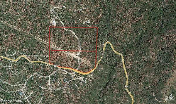 36.5 Acres of Recreational Land for Sale in Wofford Heights, California