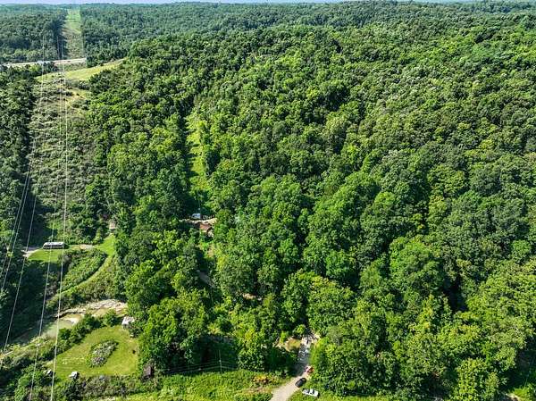 40.6 Acres of Agricultural Land with Home for Sale in West Harrison, Indiana