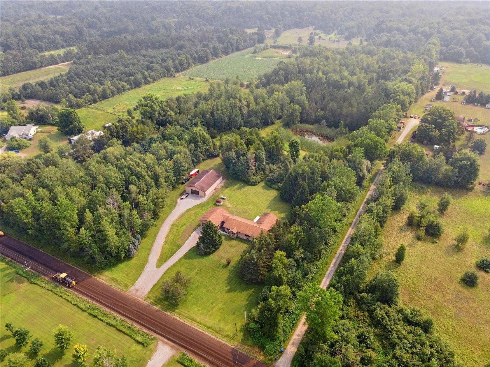 35.5 Acres of Land with Home for Sale in Midland, Michigan