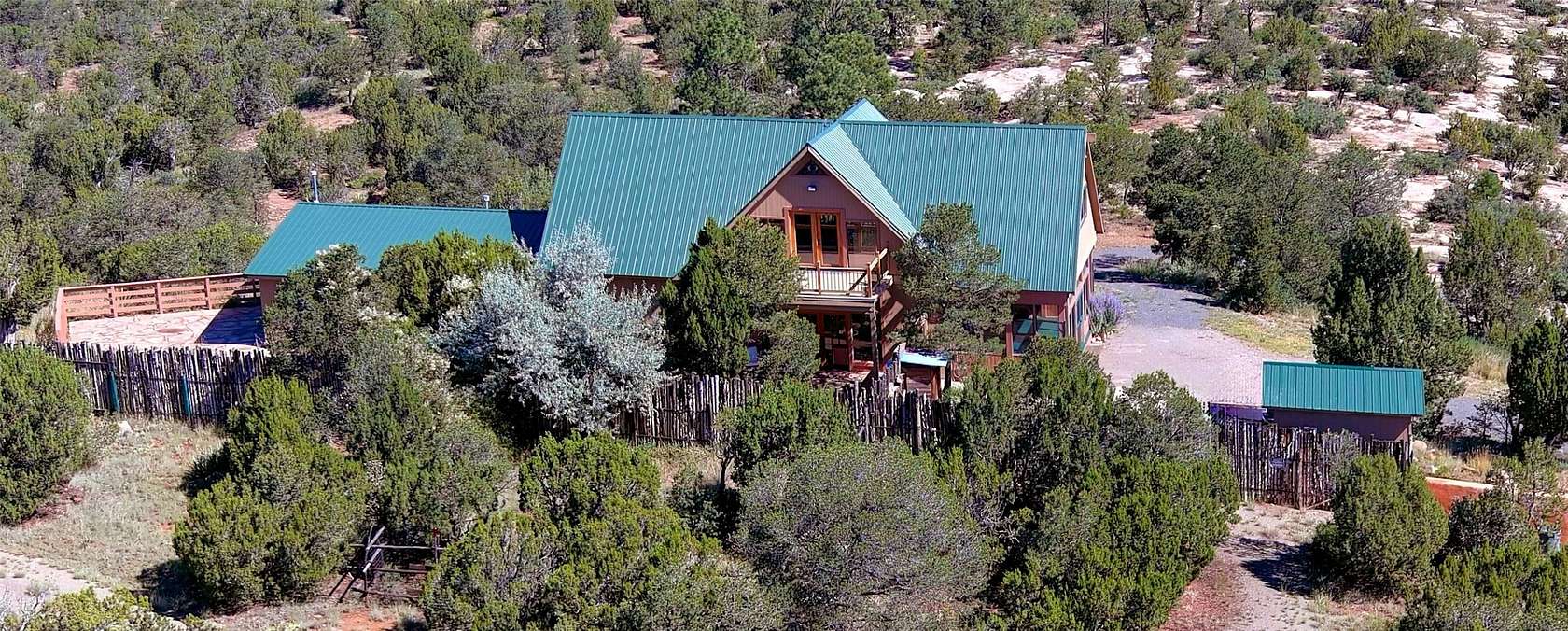 10 Acres of Land with Home for Sale in Ilfeld, New Mexico