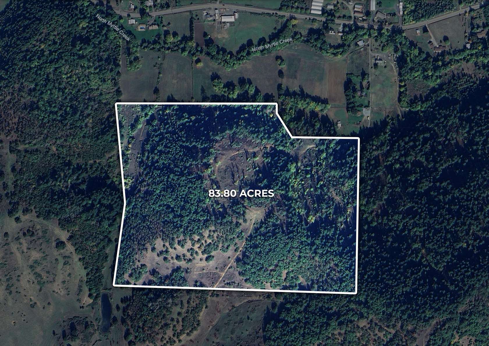 83.8 Acres of Recreational & Residential Land for Sale in Myrtle Creek, Oregon